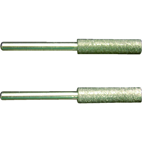 トラスコ中山 ニシガキ 軸付ダイヤ砥石 4mm (1Pk(袋)＝2本入)（ご注文単位1パック）【直送品】