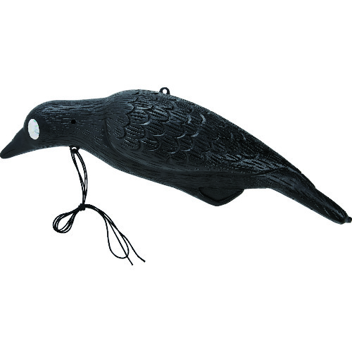トラスコ中山 TRUSCO 防鳥用 にせカラス 幅140×高さ490mm(ご注文単位1個)【直送品】