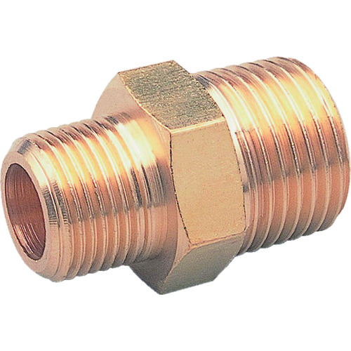 トラスコ中山 ASOH 異径六角ニップル PT3/8×PT3/4(RoHS)(ご注文単位1個)【直送品】