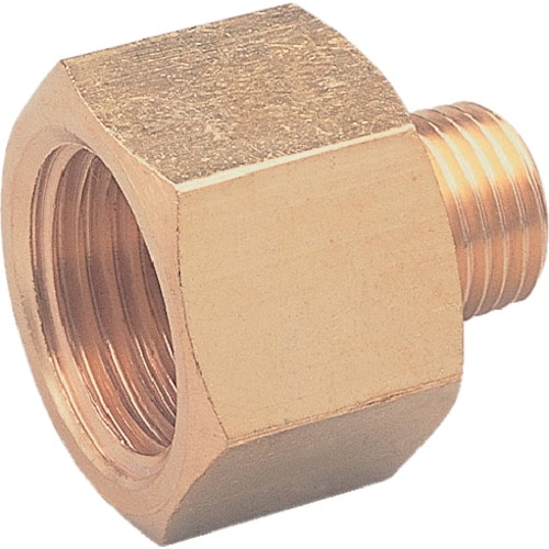 トラスコ中山 ASOH 異径内外ソケット PT1/4外XPT3/8内(ご注文単位1個)【直送品】