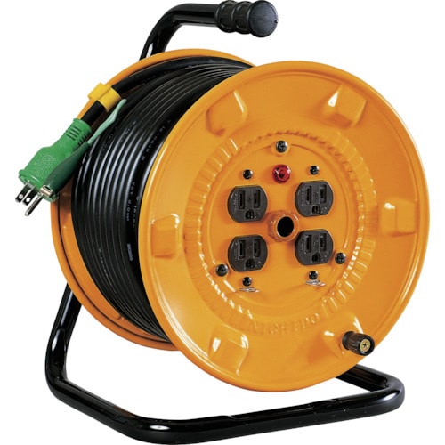 トラスコ中山 日動 電工ドラム アース付 20m(ご注文単位1台)【直送品】