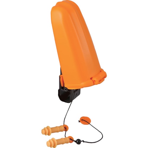 トラスコ中山 トーヨーセフティ ヘルメット取付用収納式耳栓 117-9906(ご注文単位1個)【直送品】
