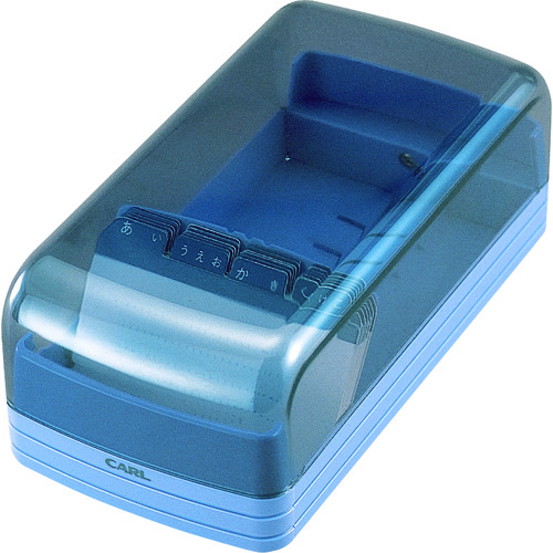 トラスコ中山 カール 名刺整理器 No.860E-B ブルー 収容枚数600枚(ご注文単位1個)【直送品】