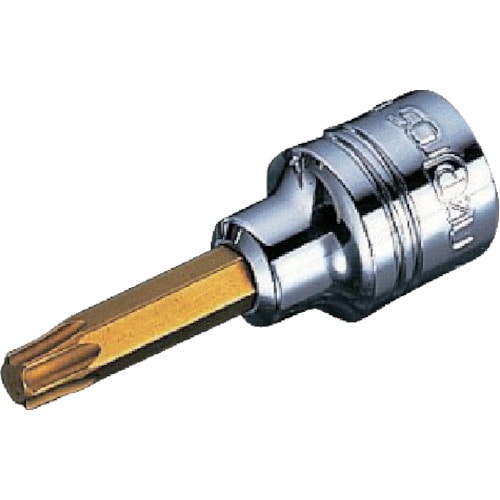 トラスコ中山 ネプロス ヘックスローブソケット 6.3sq.T型トルクスビットソケット T20 先端寸法3.84mm(ご注文単位1個)【直送品】