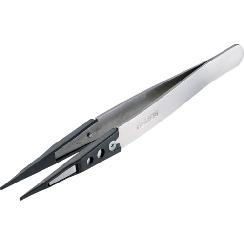 トラスコ中山 HOZAN ESDチップピンセット 818-3670(ご注文単位1本)【直送品】