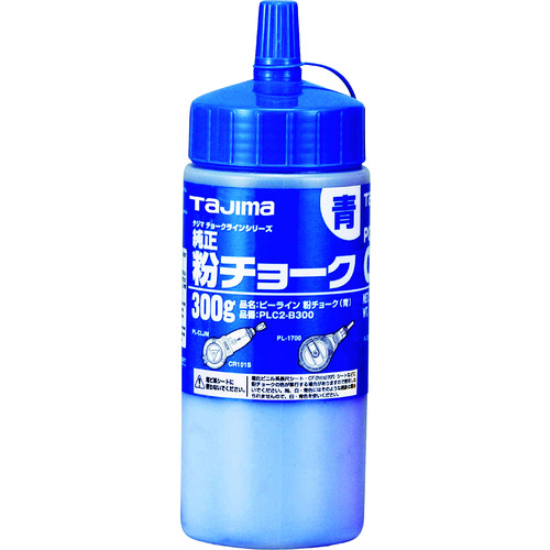 トラスコ中山 タジマ 粉チョーク青(ご注文単位1本)【直送品】