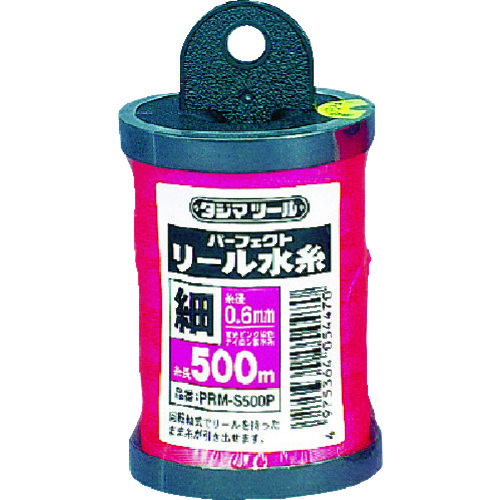 トラスコ中山 タジマ パーフェクトリール水糸 蛍光ピンク/細（ご注文単位1巻）【直送品】