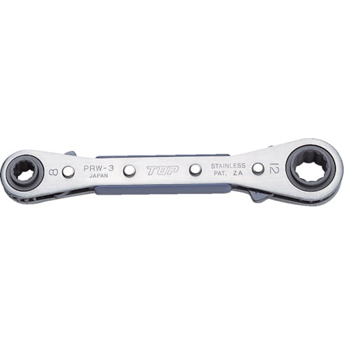 トラスコ中山 TOP 4サイズ板ラチェットレンチ 10X12・13X14mm(ご注文単位1個)【直送品】