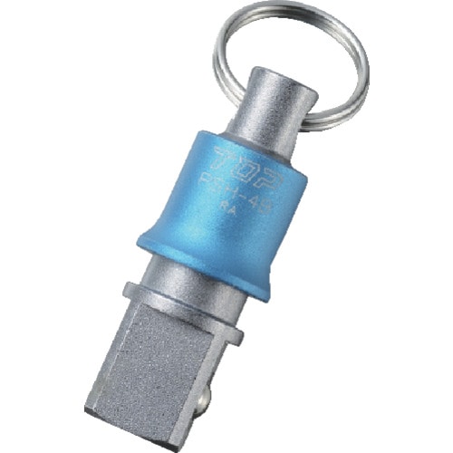 トラスコ中山 TOP 携帯用インパクトソケットホルダー 差込角12.7mm ブルー(ご注文単位1個)【直送品】