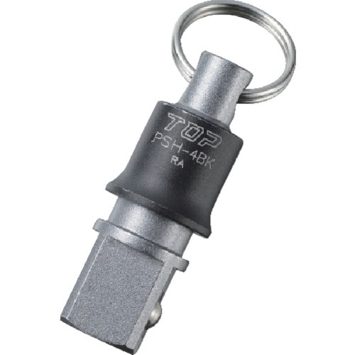 トラスコ中山 TOP 携帯用インパクトソケットホルダー 差込角12.7mm ブラック(ご注文単位1個)【直送品】