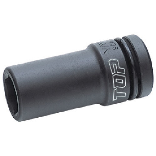 トラスコ中山 TOP インパクト用ディープソケット 差込角12.7mm 対辺17mm(ご注文単位1個)【直送品】