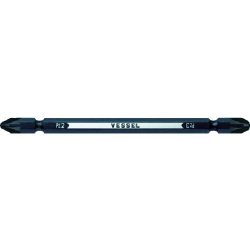 トラスコ中山 ベッセル コンビビットPZ PZ2/PZ3×110mm (1S(PK)=2本入)(ご注文単位1セット)【直送品】