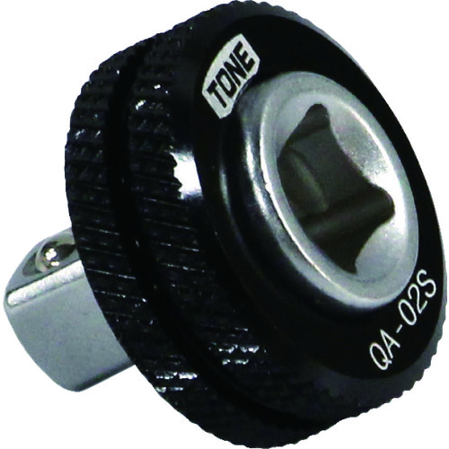 トラスコ中山 TONE ソケットアダプター クイックアダプター 差込角6.35mm 全長19mm(ご注文単位1個)【直送品】