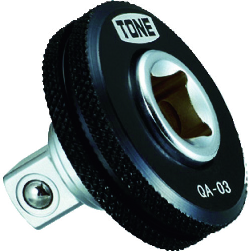 トラスコ中山 TONE ソケットアダプター クィックアダプター 差込角9.5mm 全長30mm(ご注文単位1個)【直送品】