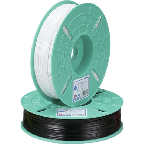 トラスコ中山 ビニタイ PVCリール巻 4mm×600M 青(ご注文単位1巻)【直送品】