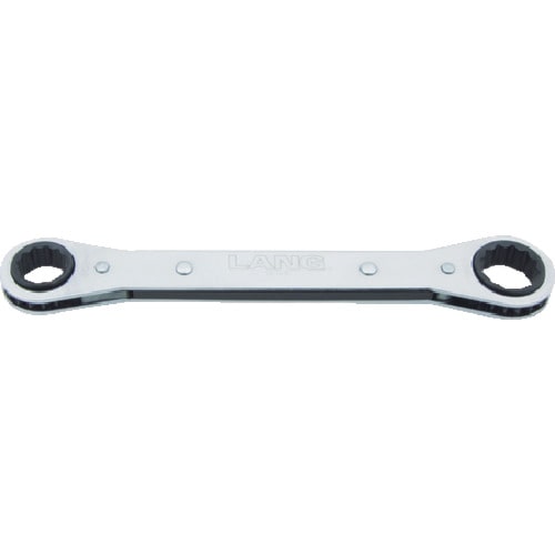トラスコ中山 ラングツールズ 板ラチェットレンチ(12角) 7X8mm(ご注文単位1個)【直送品】