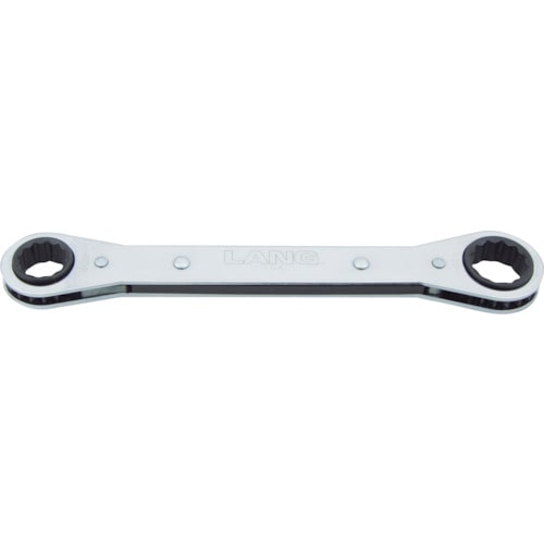 トラスコ中山 ラングツールズ 板ラチェットレンチ(12角) 9X10mm(ご注文単位1個)【直送品】