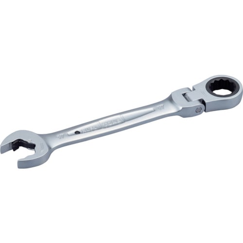 トラスコ中山 TONE 首振クイックラチェットめがねレンチ 10mm(ご注文単位1個)【直送品】