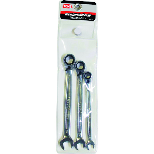 トラスコ中山 TONE 切替式ラチェットめがねレンチセット(ご注文単位1セット)【直送品】