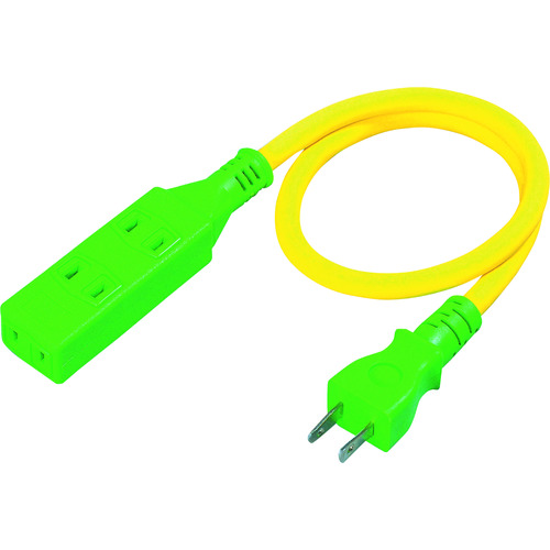 トラスコ中山 日動 ショートタップ ストレートタップ ソフト電線0.5m(ご注文単位1本)【直送品】