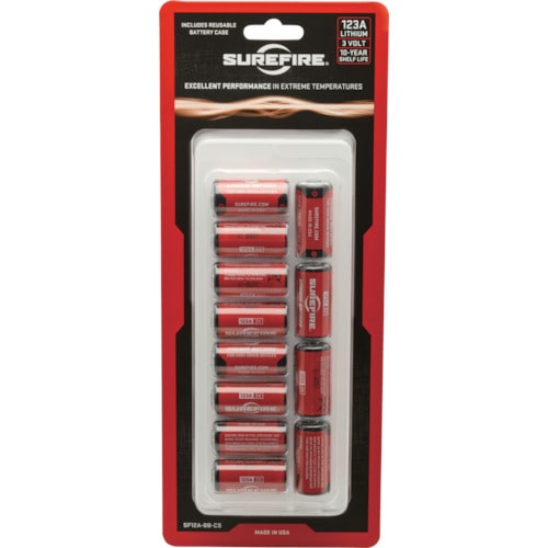 トラスコ中山 SUREFIRE バッテリー 1箱(12個入り)(ご注文単位1パック)【直送品】