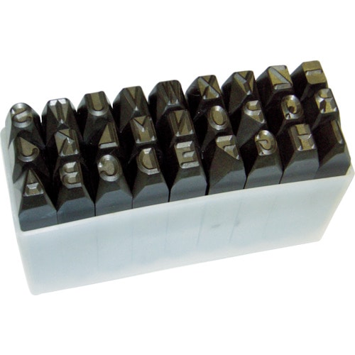 トラスコ中山 TRUSCO 英字刻印セット 10mm(ご注文単位1セット)【直送品】