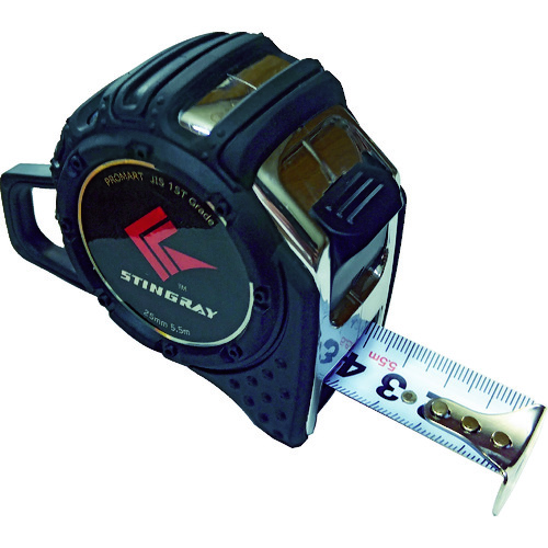 トラスコ中山 プロマート コンベックス スティングレイ 5.5m 25mm(ご注文単位1個)【直送品】