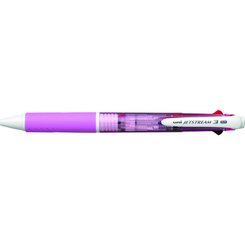 トラスコ中山 uni ジェットストリーム3色ボールペン ピンク(ご注文単位10本)【直送品】