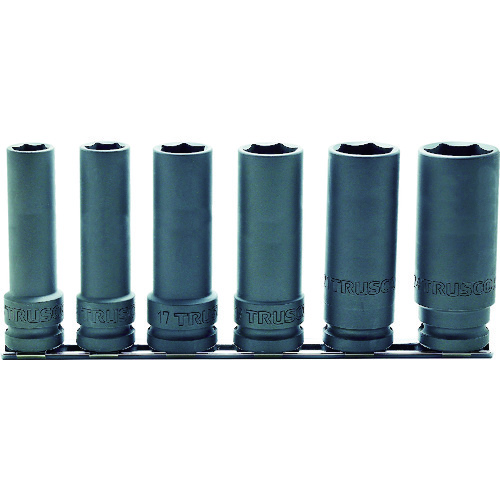 トラスコ中山 TRUSCO インパクト用超ロングソケットセット 長さ100mm(ご注文単位1セット)【直送品】