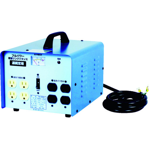 トラスコ中山 日動 変圧器 降圧専用トラパック 5KVA(ご注文単位1台)【直送品】
