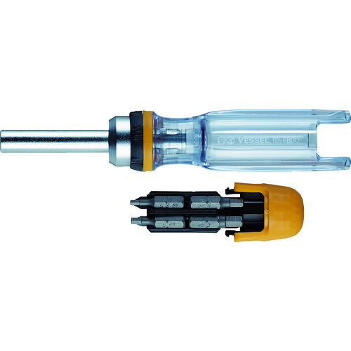 トラスコ中山 ベッセル ラチェットドライバー 8本組 TD‐6808MG(ご注文単位1セット)【直送品】