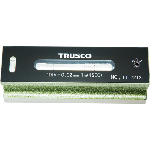 トラスコ中山 TRUSCO 平形精密水準器 B級 寸法150 感度0.02(ご注文単位1個)【直送品】