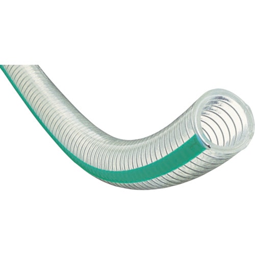 トラスコ中山 トヨックス 食品用耐熱・耐圧ホース トヨフーズSホース 内径25mm×外径33mm 長さ20m TFS-25-20(ご注文単位1巻)【直送品】