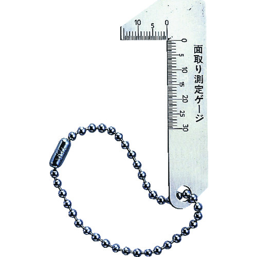 トラスコ中山 TRUSCO 面取測定ゲージ(ご注文単位1個)【直送品】