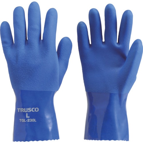 トラスコ中山 TRUSCO 耐油ビニール手袋 LLサイズ(ご注文単位1組)【直送品】