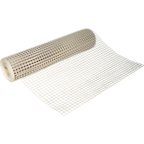 トラスコ中山 TRUSCO 多目的樹脂ネット ベージュ1mX15m 目合25mmX25mm(ご注文単位1巻)【直送品】