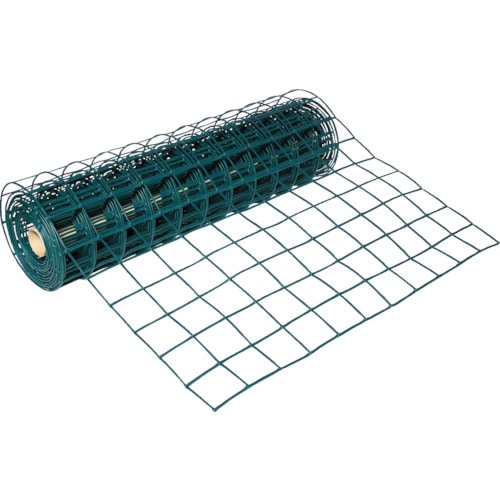トラスコ中山 TRUSCO 多目的樹脂ネット グリーン1mX10m 目合93mmX93mm(ご注文単位1巻)【直送品】