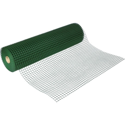 トラスコ中山 TRUSCO 多目的樹脂ネット グリーン1mX25m 目合21mmX21mm(ご注文単位1巻)【直送品】