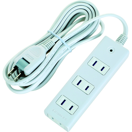 トラスコ中山 TRUSCO 電源タップ 2P4個口 10M マグネット付(ご注文単位1個)【直送品】