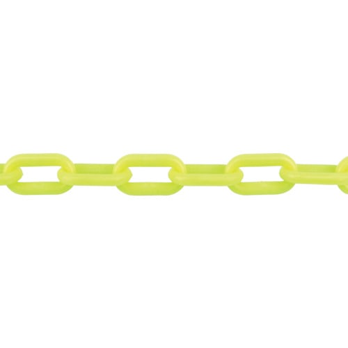トラスコ中山 TRUSCO プラチェーン 蛍光イエロー 6mmX6M(ご注文単位1本)【直送品】