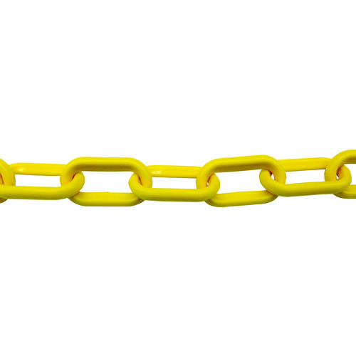 トラスコ中山 TRUSCO プラチェーン イエロー 8mmX2M(ご注文単位1本)【直送品】