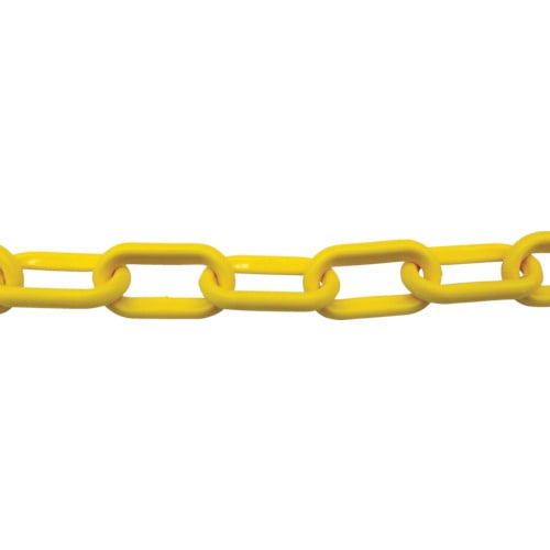 トラスコ中山 TRUSCO プラチェーン イエロー 8mmX6M(ご注文単位1本)【直送品】