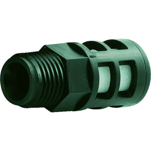 トラスコ中山 TRUSCO サイレンサー 消音器 口径Rc1/8(ご注文単位1個)【直送品】