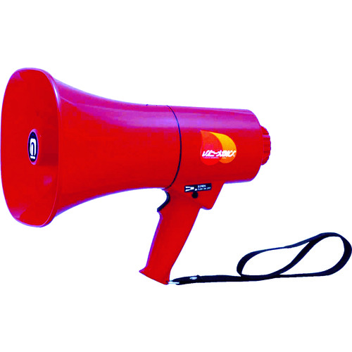 トラスコ中山 ノボル レイニーメガホン15W 防水仕様 サイレン音付き(電池別売)(ご注文単位1台)【直送品】