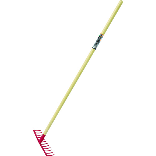 トラスコ中山 TRUSCO スチールレーキ 木柄 12本爪(ご注文単位10本)【直送品】