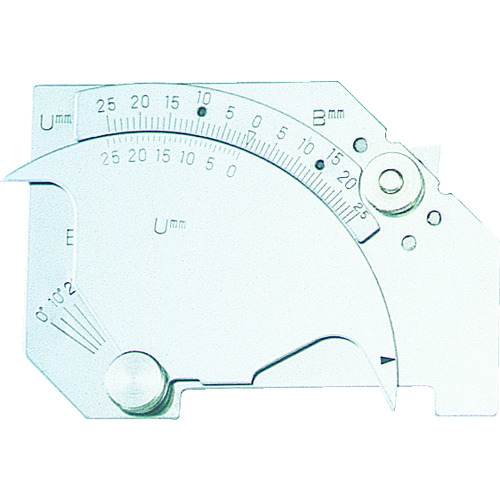 トラスコ中山 TRUSCO 溶接ゲージ 寸法測定精度±0.6mm(ご注文単位1個)【直送品】