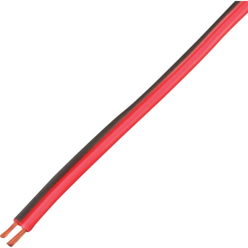 トラスコ中山 KYОWA スピーカーコード VFF 0.3SQ 10M 赤/黒(ご注文単位 1巻)【直送品】