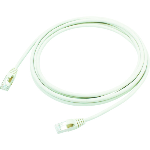 トラスコ中山 3M シールドイーサネットケーブル Cat5e対応 FTPタイプ 0.5m(ご注文単位 1本)【直送品】