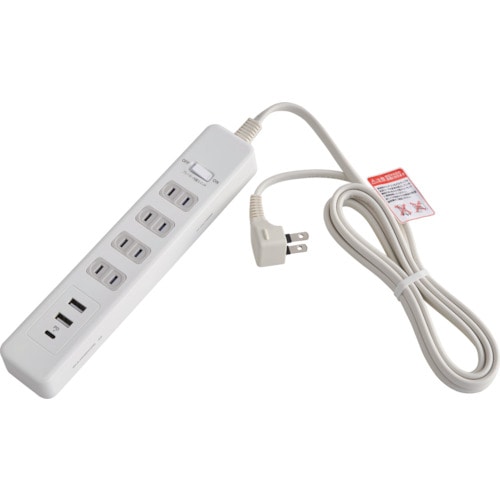 トラスコ中山 ELPA コード付USBタップPD20W(ご注文単位 1個)【直送品】