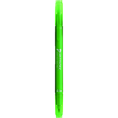 トラスコ中山 Tombow 水性サインペンプレイカラーK黄緑(ご注文単位 1本)【直送品】